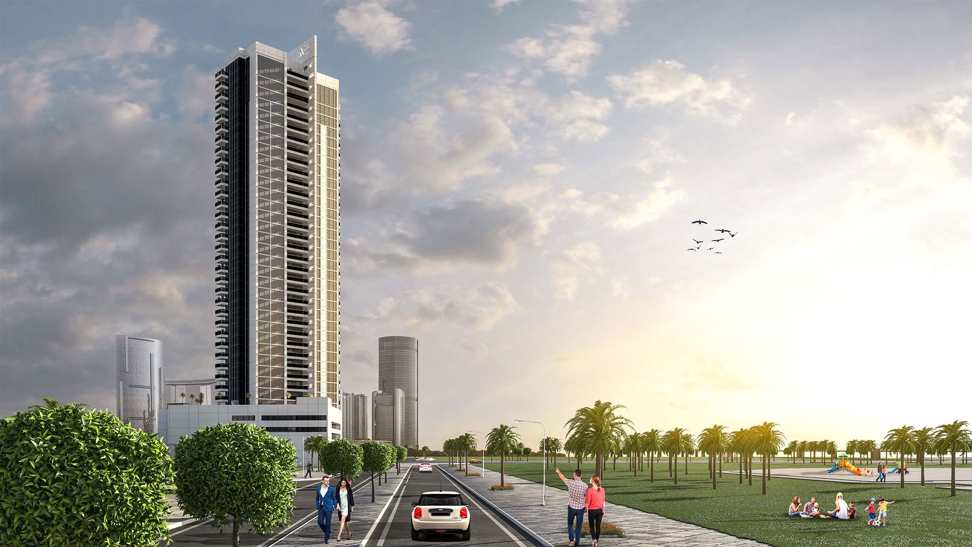 Exterior of Park View, Shams Abu Dhabi, Al Reem Island