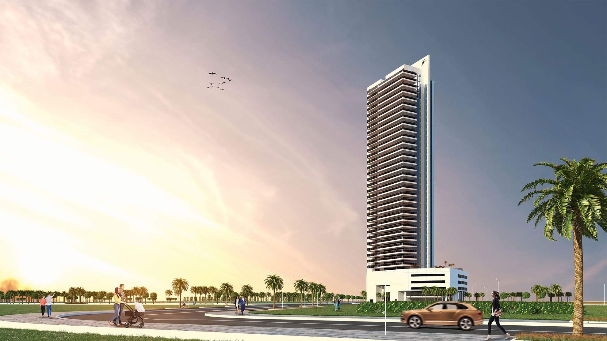 Exterior of Park View, Shams Abu Dhabi, Al Reem Island