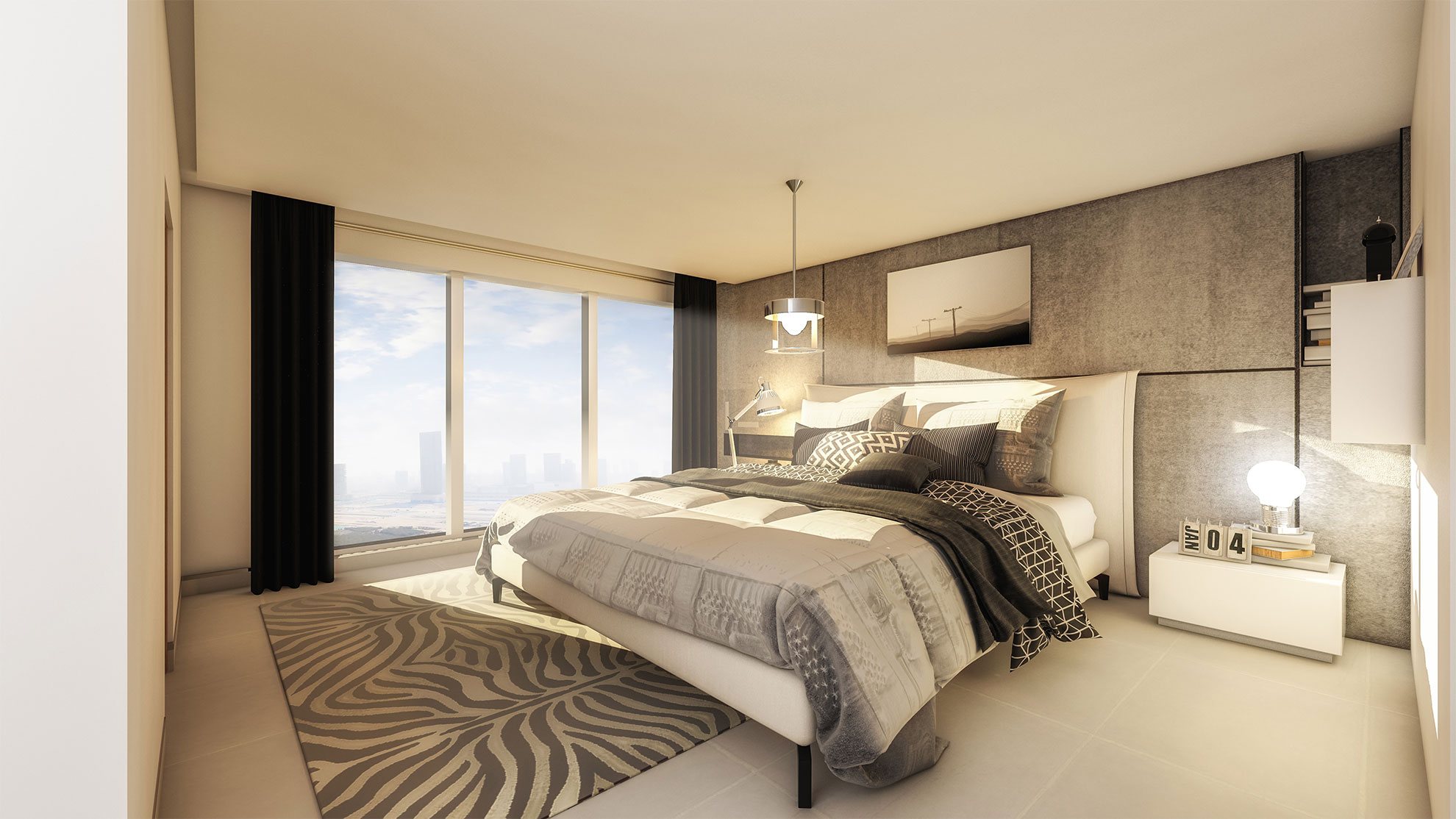 Interior of Park View, Shams Abu Dhabi, Al Reem Island