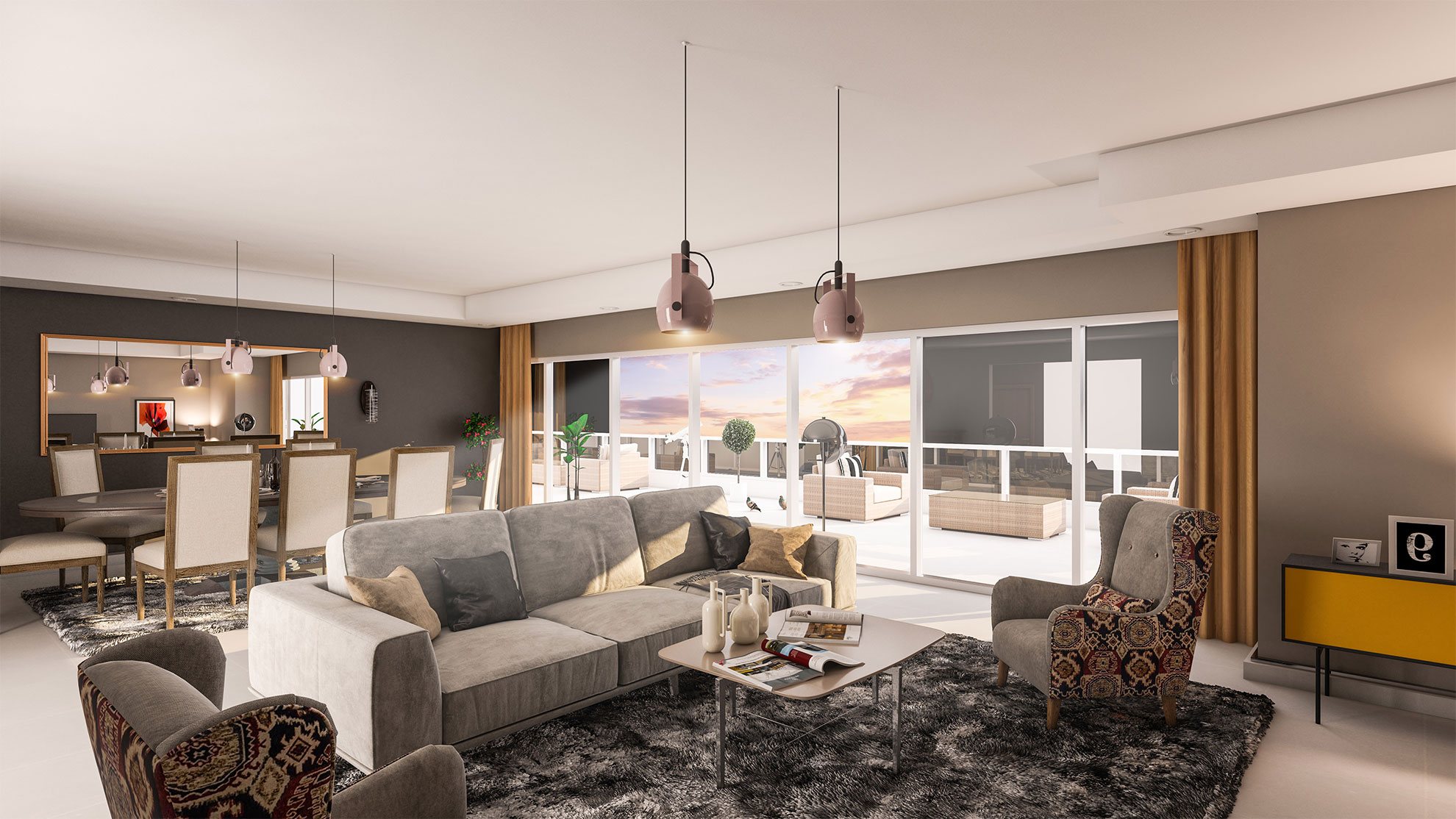 Interior of Park View, Shams Abu Dhabi, Al Reem Island